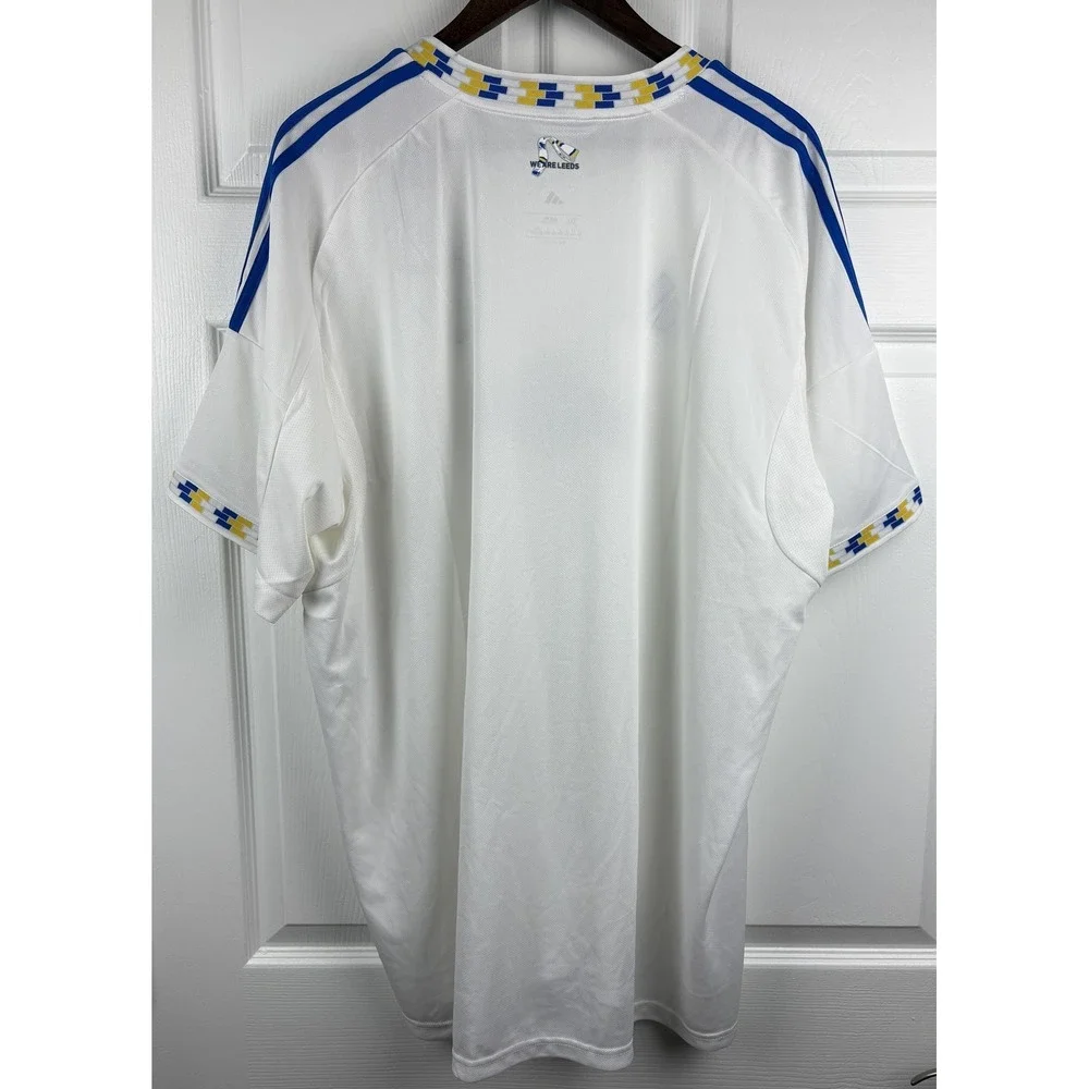 Adidas Leeds United Jersey Mens 3XL Slim 2025/26 Home Soccer Football JI7272 NEW